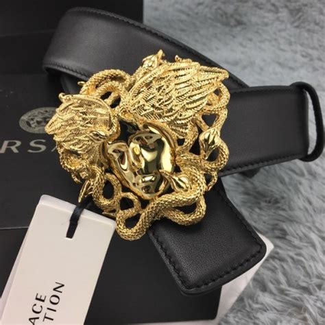 womens versace belts|Versace medusa snake wings belt.